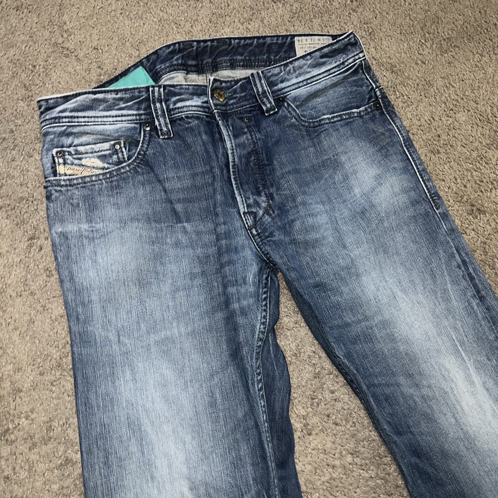 Diesel Safado Jeans Mens 31x34  Blue Medium Wash Reg Slim Straight